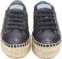 Prada Vintage Pre-owned Leather flats Black Dames - Thumbnail 3