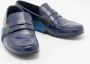 Prada Vintage Pre-owned Leather flats Blue Dames - Thumbnail 4