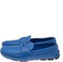 Prada Vintage Pre-owned Leather flats Blue Dames - Thumbnail 3