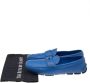 Prada Vintage Pre-owned Leather flats Blue Dames - Thumbnail 7
