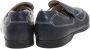 Prada Vintage Pre-owned Leather flats Blue Dames - Thumbnail 4