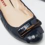 Prada Vintage Pre-owned Leather flats Blue Dames - Thumbnail 7