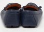 Prada Vintage Pre-owned Leather flats Blue Dames - Thumbnail 5