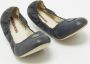 Prada Vintage Pre-owned Leather flats Blue Dames - Thumbnail 4