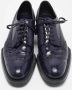 Prada Vintage Pre-owned Leather flats Blue Dames - Thumbnail 2