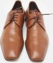 Prada Vintage Pre-owned Leather flats Brown Dames - Thumbnail 3