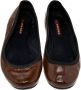 Prada Vintage Pre-owned Leather flats Brown Dames - Thumbnail 2