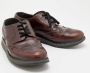 Prada Vintage Pre-owned Leather flats Brown Dames - Thumbnail 4