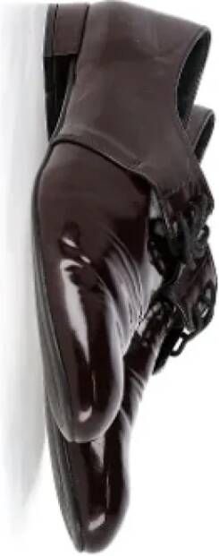 Prada Vintage Pre-owned Leather flats Brown Dames