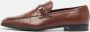 Prada Vintage Pre-owned Leather flats Brown Heren - Thumbnail 2