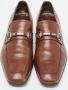 Prada Vintage Pre-owned Leather flats Brown Heren - Thumbnail 3