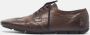 Prada Vintage Pre-owned Leather flats Brown Heren - Thumbnail 2
