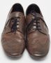 Prada Vintage Pre-owned Leather flats Brown Heren - Thumbnail 3