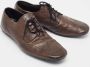 Prada Vintage Pre-owned Leather flats Brown Heren - Thumbnail 4