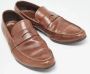 Prada Vintage Pre-owned Leather flats Brown Heren - Thumbnail 4
