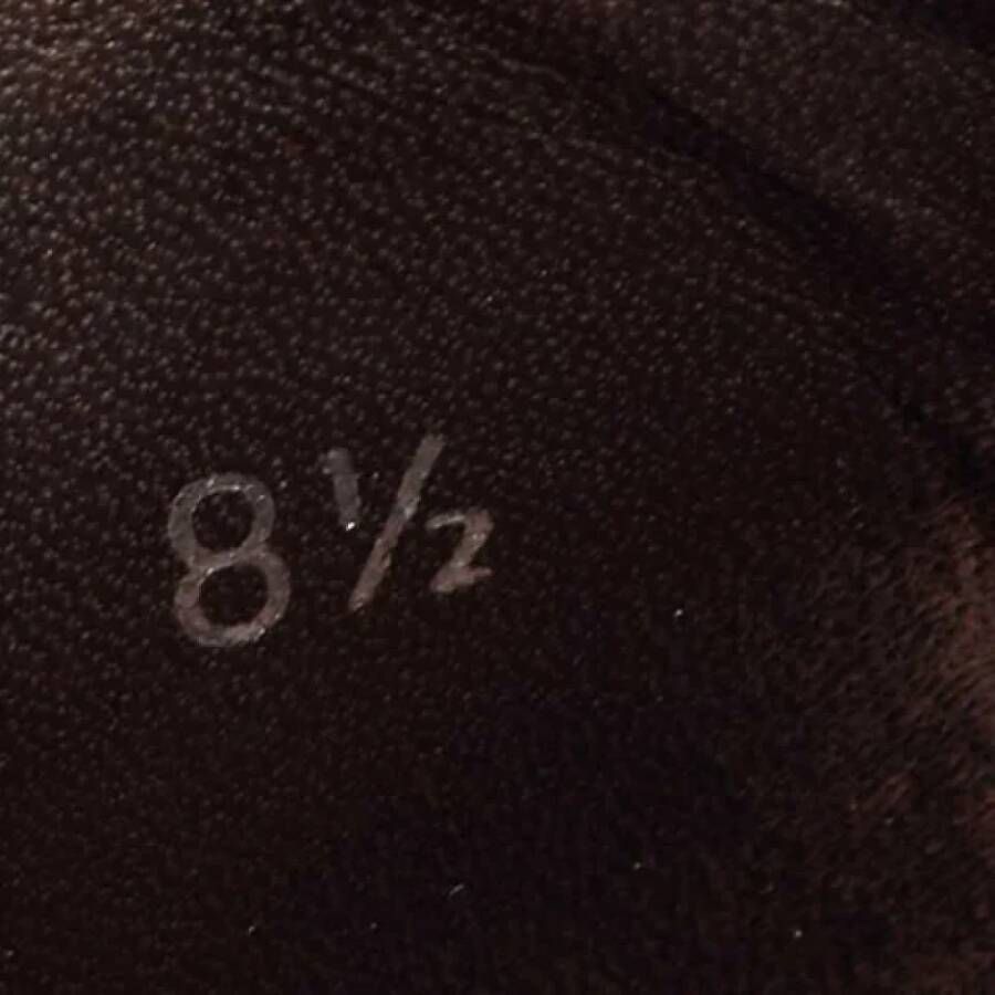 Prada Vintage Pre-owned Leather flats Brown Heren