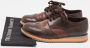 Prada Vintage Pre-owned Leather flats Brown Heren - Thumbnail 9