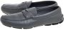 Prada Vintage Pre-owned Leather flats Gray Dames - Thumbnail 3