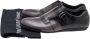 Prada Vintage Pre-owned Leather flats Gray Dames - Thumbnail 8