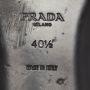 Prada Vintage Pre-owned Leather flats Gray Dames - Thumbnail 8