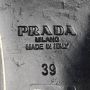 Prada Vintage Pre-owned Leather flats Gray Dames - Thumbnail 8