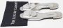 Prada Vintage Pre-owned Leather flats Gray Dames - Thumbnail 9