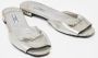 Prada Vintage Pre-owned Leather flats Gray Dames - Thumbnail 4