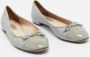 Prada Vintage Pre-owned Leather flats Gray Dames - Thumbnail 4