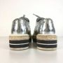 Prada Vintage Pre-owned Leather flats Gray Dames - Thumbnail 3