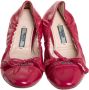 Prada Vintage Pre-owned Leather flats Pink Dames - Thumbnail 2