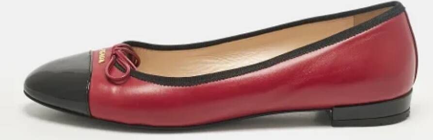 Prada Vintage Pre-owned Leather flats Pink Dames
