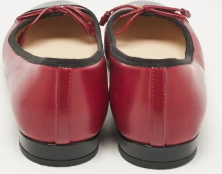Prada Vintage Pre-owned Leather flats Pink Dames