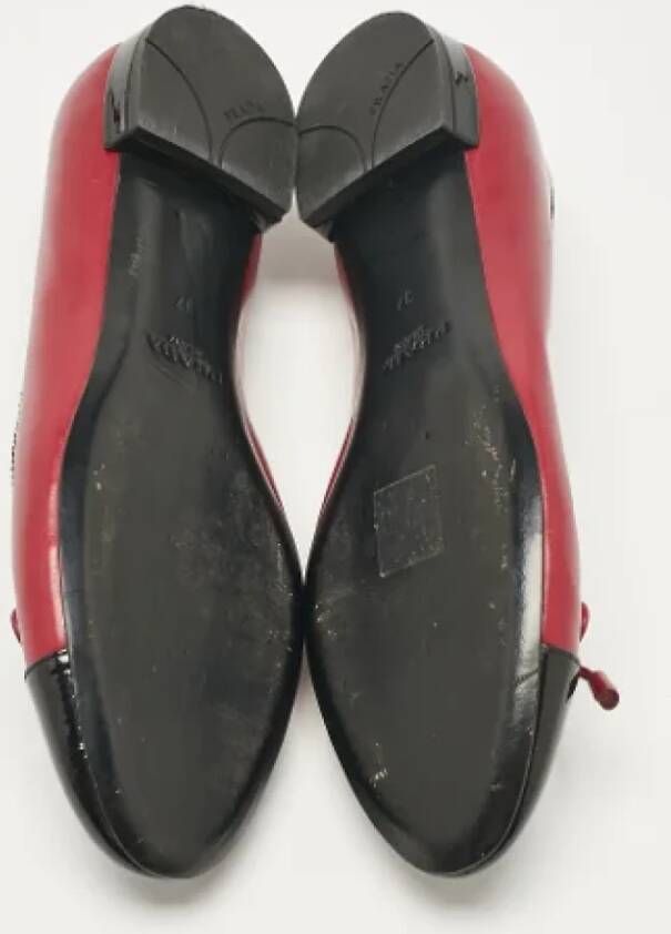 Prada Vintage Pre-owned Leather flats Pink Dames