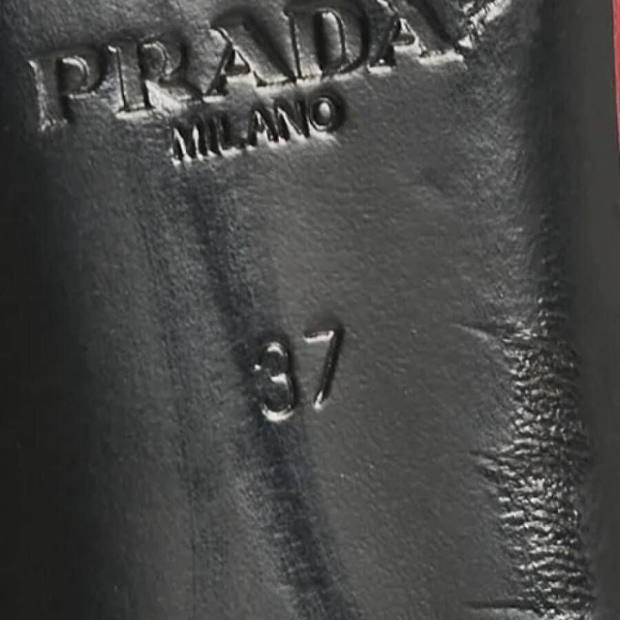 Prada Vintage Pre-owned Leather flats Pink Dames