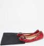 Prada Vintage Pre-owned Leather flats Red Dames - Thumbnail 9