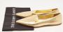 Prada Vintage Pre-owned Leather flats Yellow Dames - Thumbnail 9