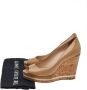 Prada Vintage Pre-owned Leather heels Beige Dames - Thumbnail 8