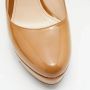 Prada Vintage Pre-owned Leather heels Beige Dames - Thumbnail 7