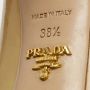 Prada Vintage Pre-owned Leather heels Beige Dames - Thumbnail 8