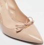 Prada Vintage Pre-owned Leather heels Beige Dames - Thumbnail 6