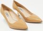 Prada Vintage Pre-owned Leather heels Beige Dames - Thumbnail 3