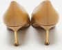 Prada Vintage Pre-owned Leather heels Beige Dames - Thumbnail 4
