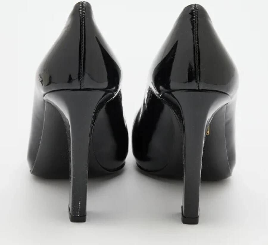 Prada Vintage Pre-owned Leather heels Black Dames
