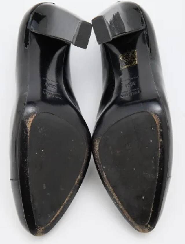 Prada Vintage Pre-owned Leather heels Black Dames