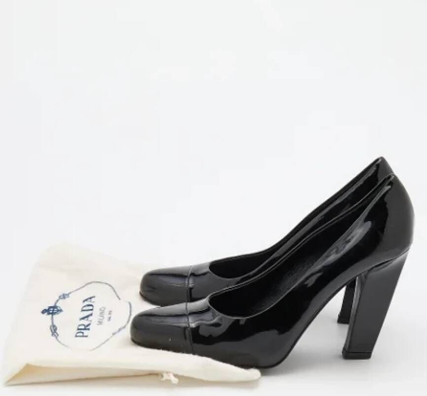 Prada Vintage Pre-owned Leather heels Black Dames