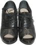 Prada Vintage Pre-owned Leather heels Black Dames - Thumbnail 4