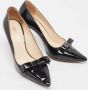 Prada Vintage Pre-owned Leather heels Black Dames - Thumbnail 4
