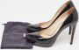 Prada Vintage Pre-owned Leather heels Black Dames - Thumbnail 9