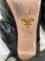 Prada Vintage Pre-owned Leather heels Black Dames - Thumbnail 4