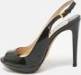 Prada Vintage Pre-owned Leather heels Black Dames - Thumbnail 2